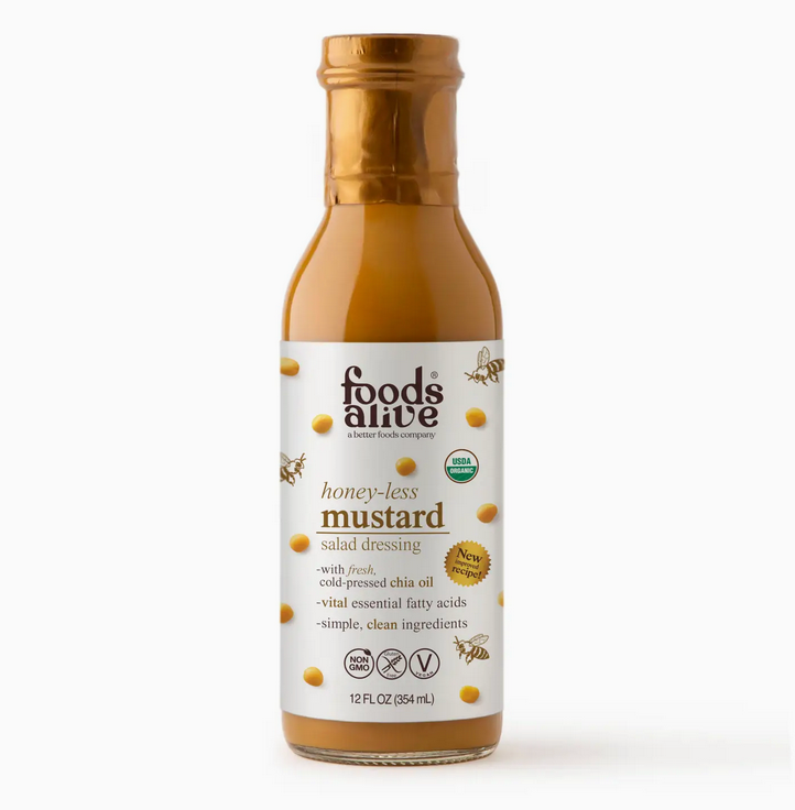 Honey-Less Mustard Salad Dressing - Organic