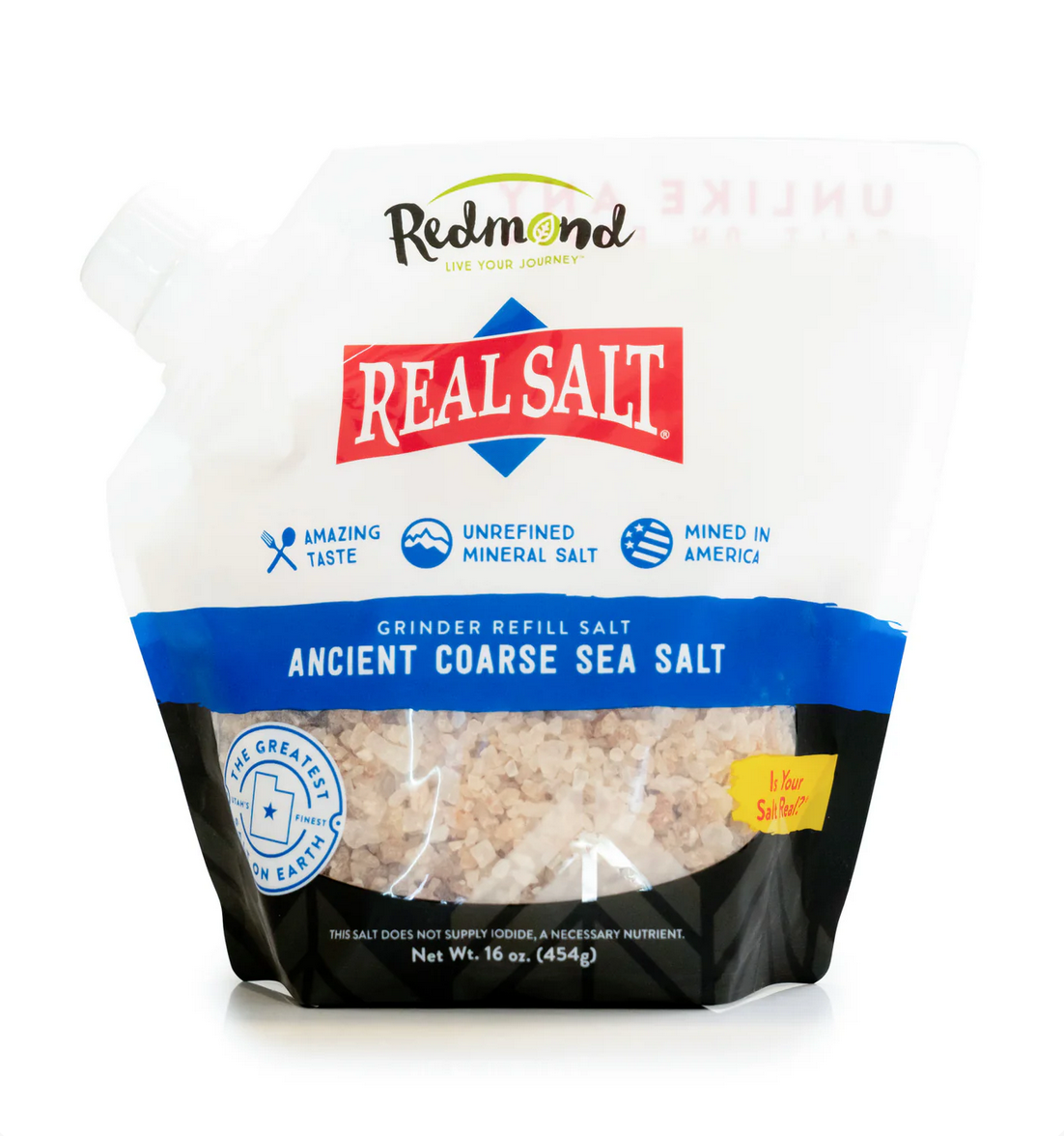 Real Salt Coarse 16 oz Pouch