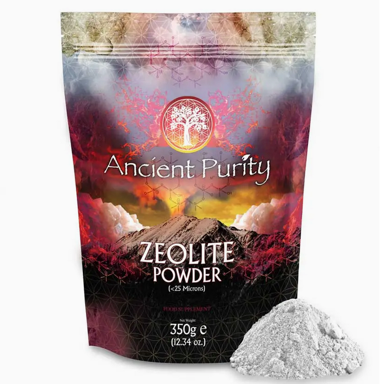 Zeolite Powder - 350g (< 25 Microns) Hm Detox Cleanse