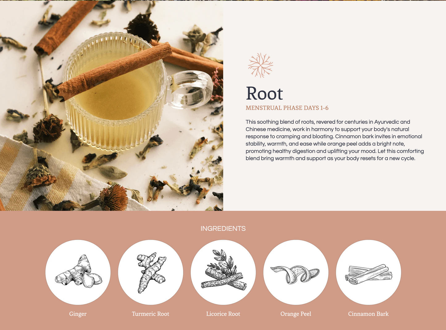 Daily Cycle Syncing Ritual - Tea Blends for every phase of your cycle.