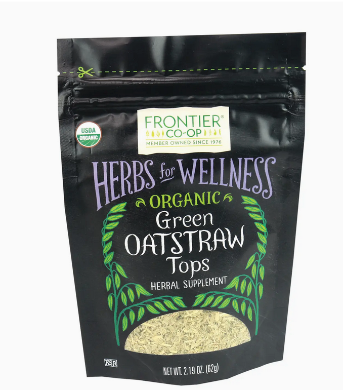 Green Oatstraw Tops, Organic Herbal Supplement