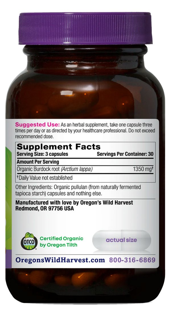 Burdock Capsules