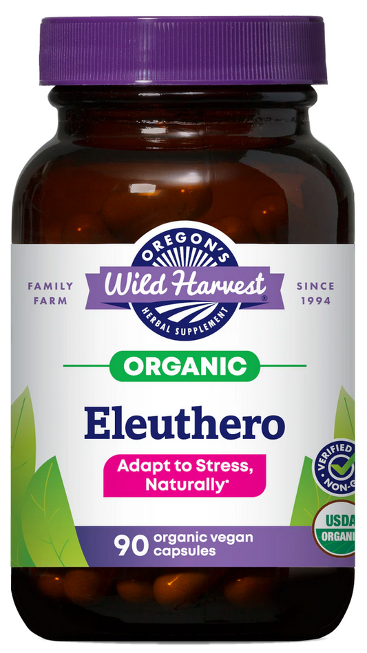 Eleuthero Capsules - Adapt to Stress, Naturally