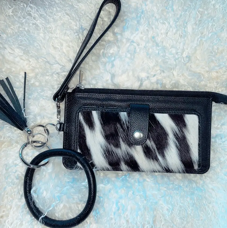 Cowhide Bangle Wallet