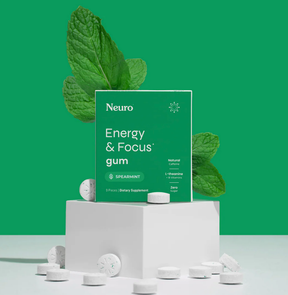 NEUROGUM ENERGY & FOCUS™ ATTENTION | COGNITION | PRODUCTIVITY