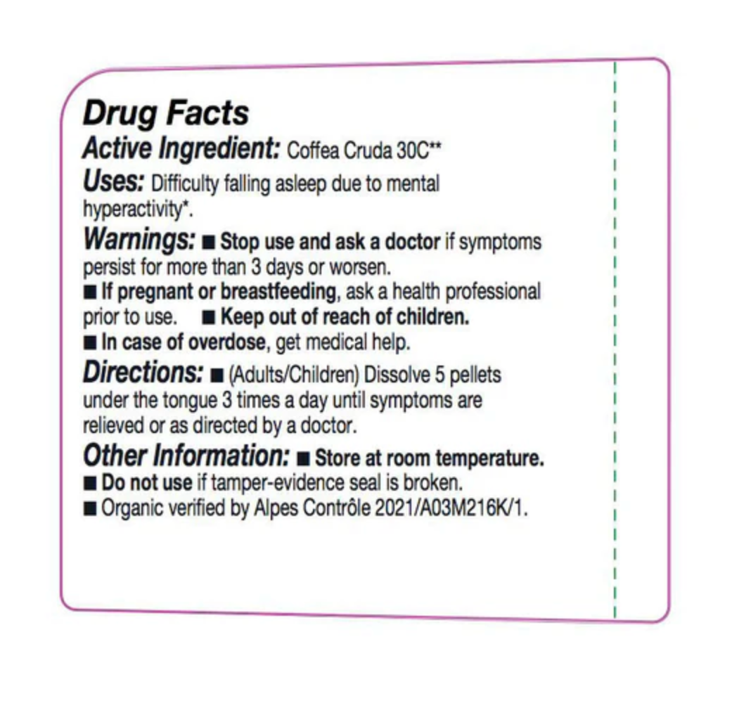Coffea Cruda 30 C- Sleep soundly with Coffea Cruda, traditionally used for difficulty falling asleep.