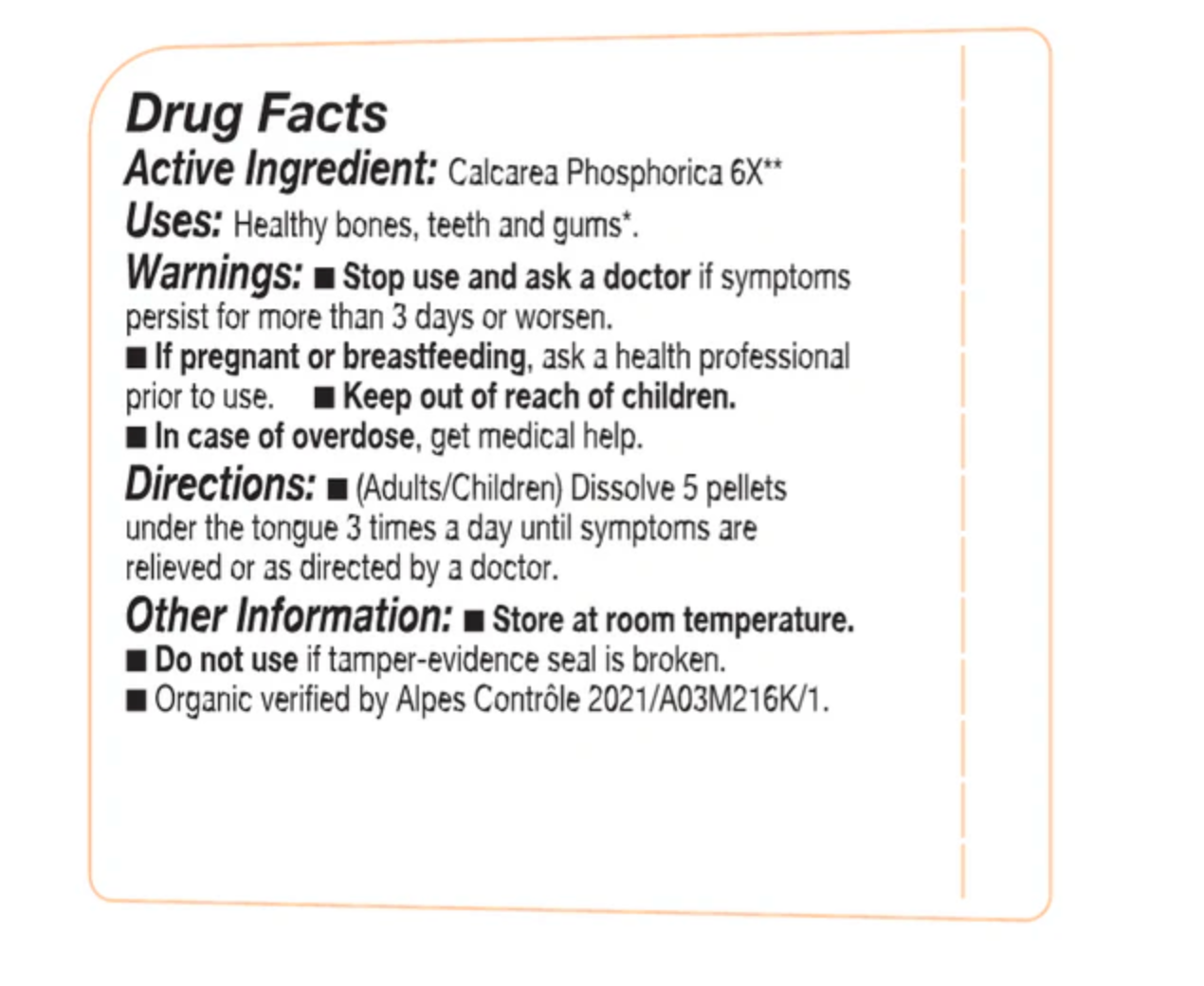 Cell Salt N°2 Calcarea Phosphorica If you want to preserve the health of your bones, teeth, and gums
