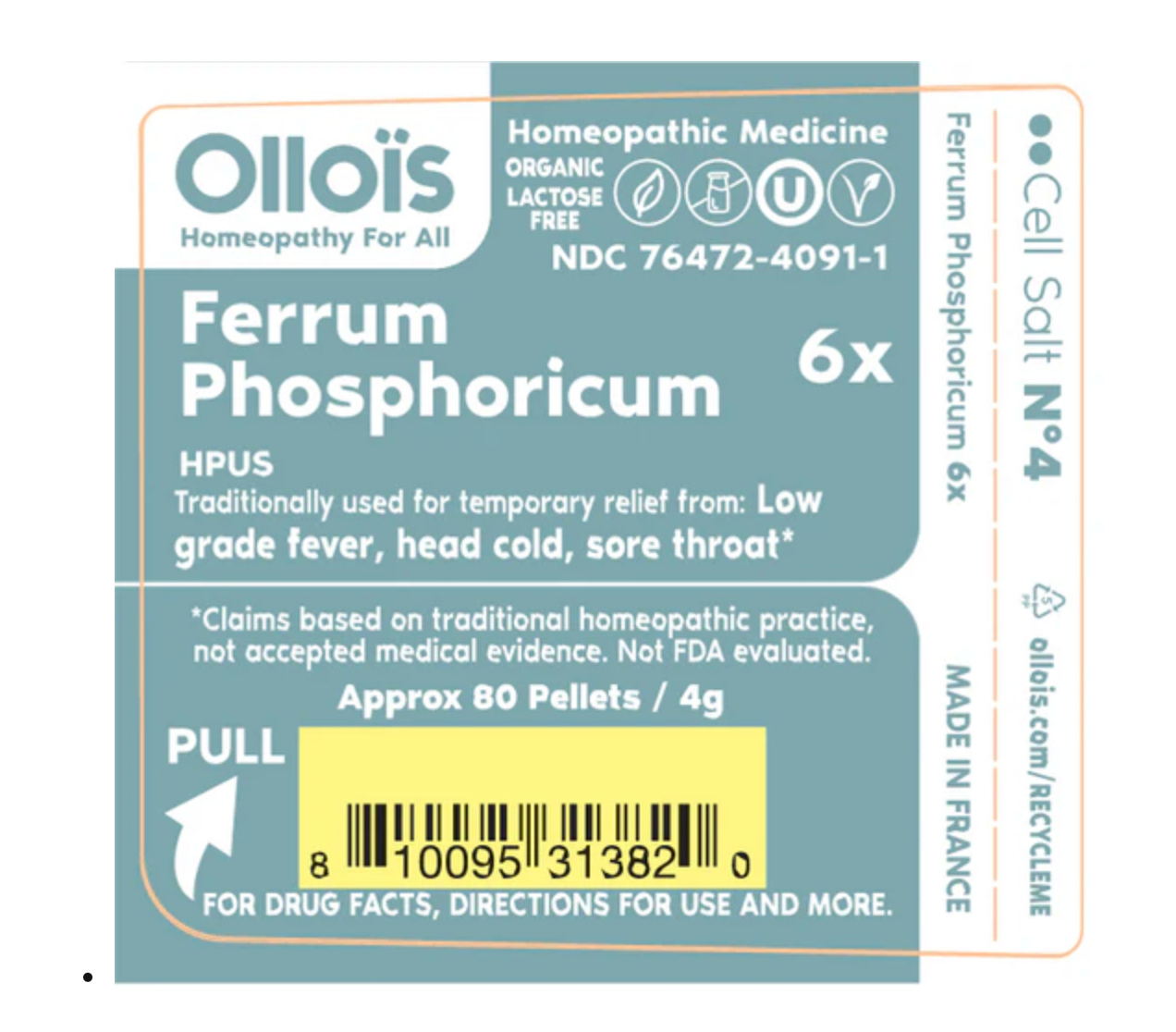 Cell Salt N°4 Ferrum Phosphoricum May help with fevers*, sore throats*, and other symptoms* we associate with head colds.