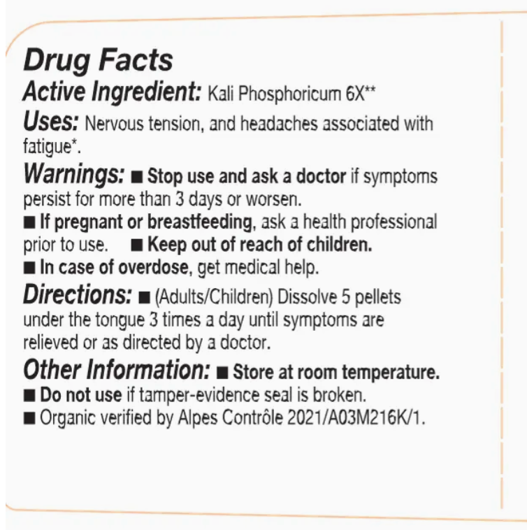 Cell Salt N°6 Kali Phosphoricum - Fatigue and stress-related ailments