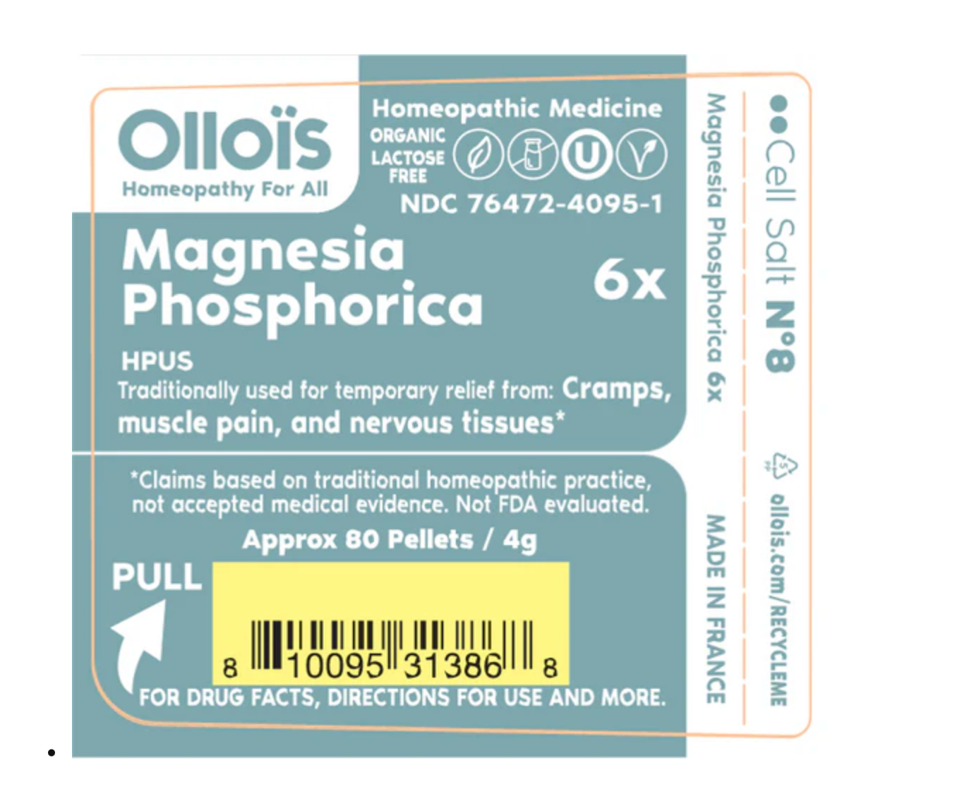 Cell Salt N°8 Magnesia Phosphorica Minor body cramps*, menstrual cramping*, muscle pains*, or any other issues related to your nervous tissues
