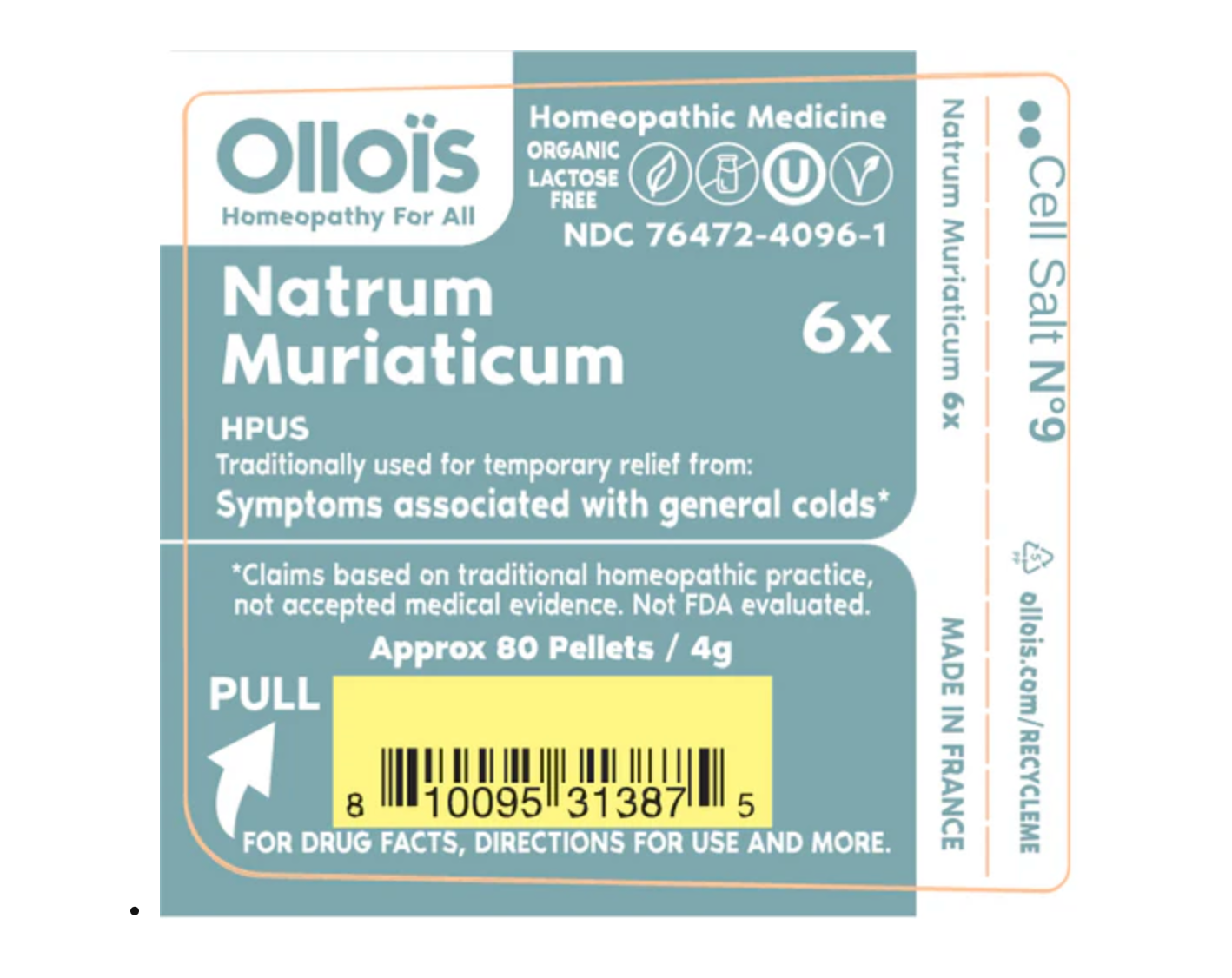Cell Salt N°9 Natrum Muriaticum Soothing a variety of symptoms associated with general colds in a natural and gentle way.