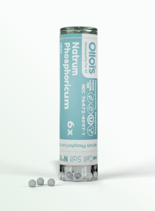 Cell Salt N°10 Natrum Phosphoricum Traditionally used to relieve symptoms, heartburn, gas and indigestion.