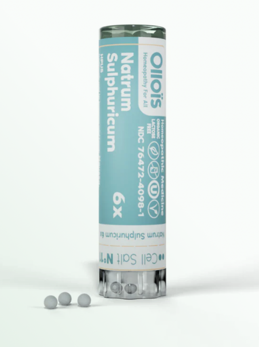 Cell Salt N°11 Natrum Sulphuricum Traditionally used for temporary relief from nausea, vomiting and digestive issues associated with flu.
