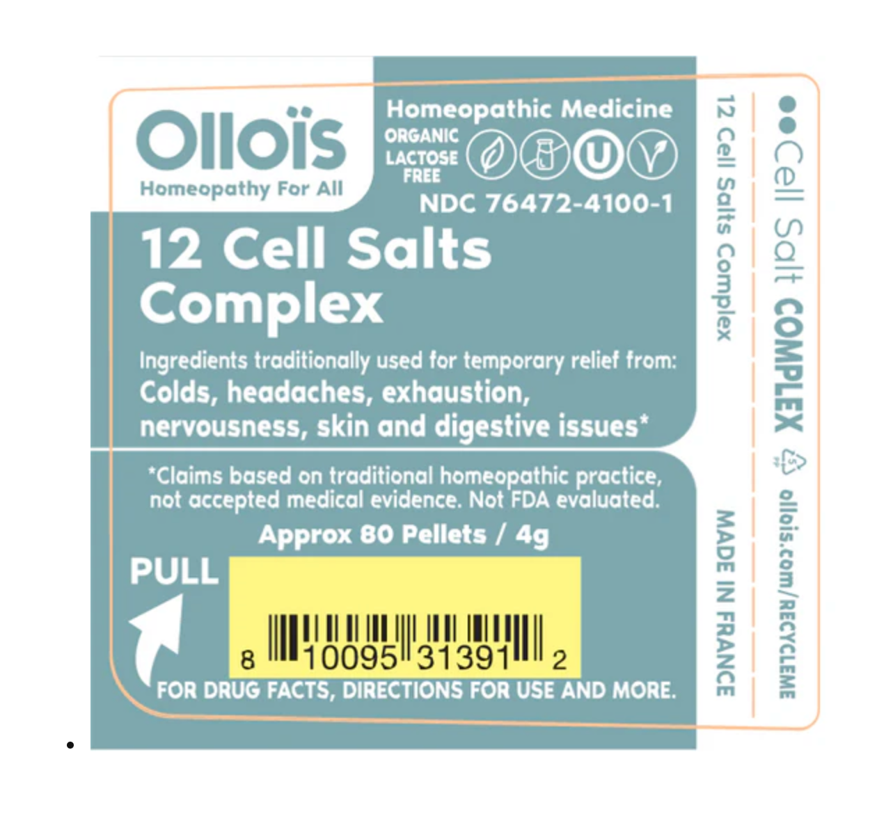 12 Cell Salts Complex A unique blend of all 12 essential cell salts designed to restore balance and vitality to your body.