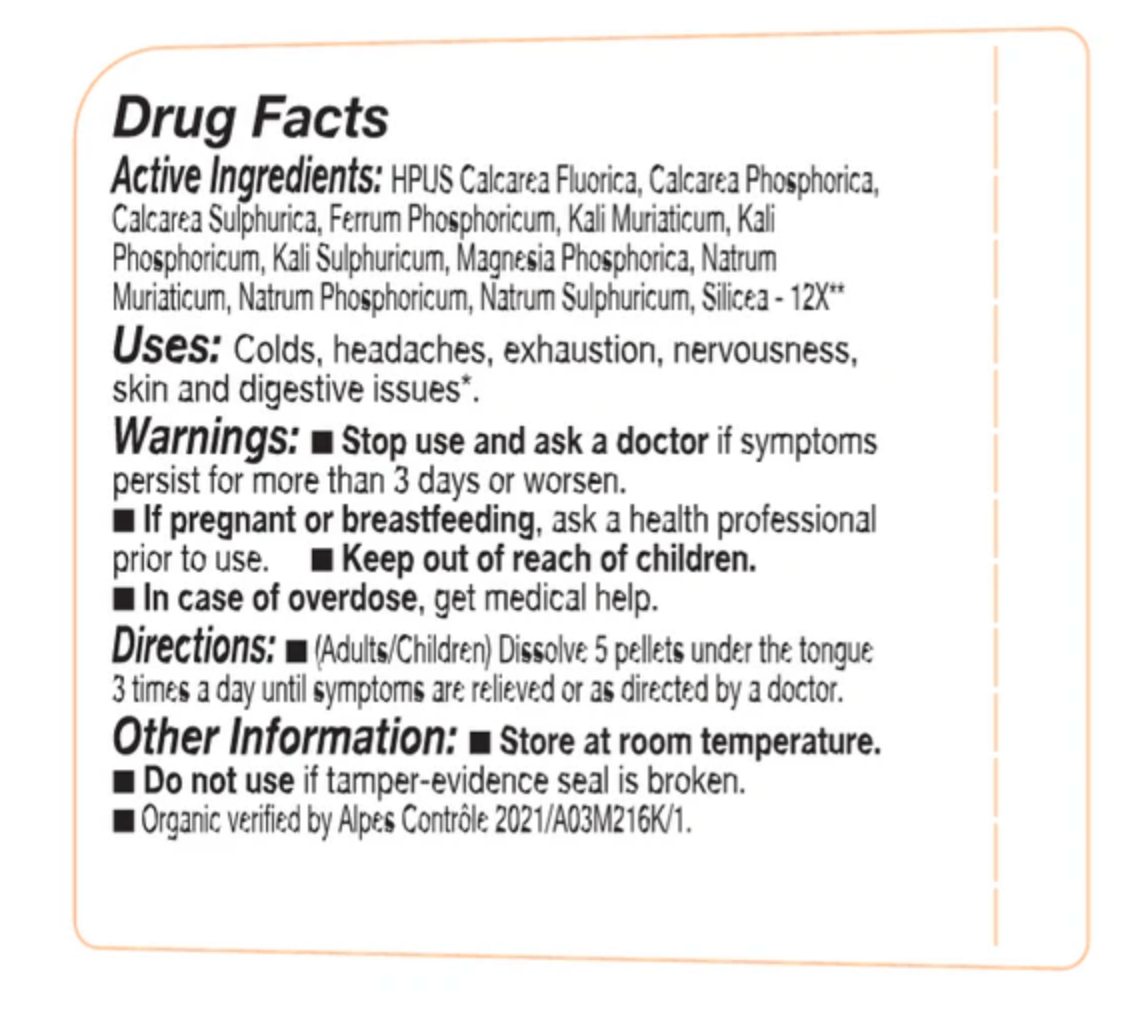 12 Cell Salts Complex A unique blend of all 12 essential cell salts designed to restore balance and vitality to your body.