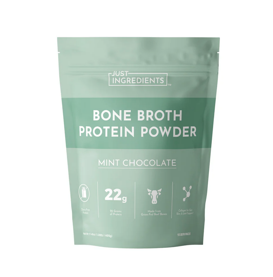 Mint Chocolate Bone Broth - 15 Servings
