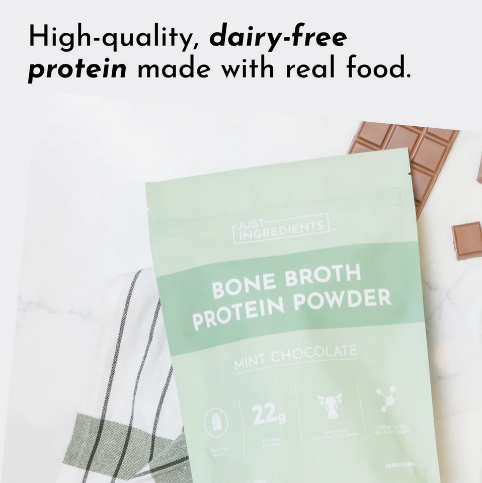 Mint Chocolate Bone Broth - 15 Servings