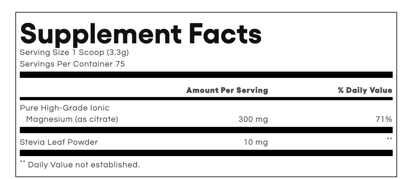 Magnesium Citrate Powder