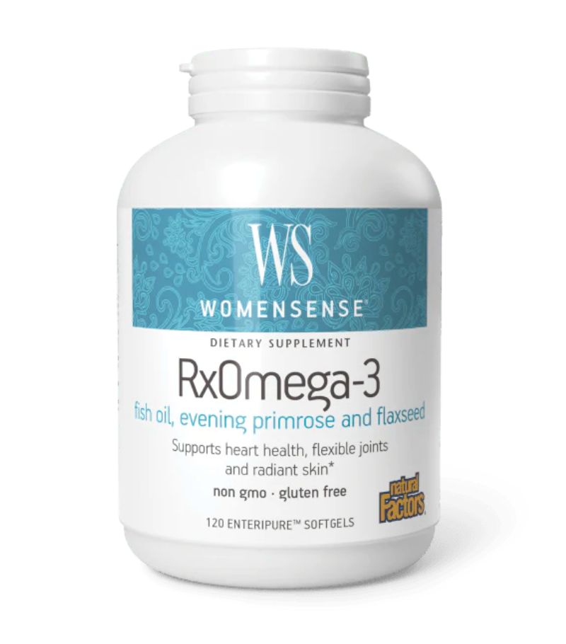 RxOmega-3 Fish Oil, Evening Primrose, and Flaxseed WomenSense®
