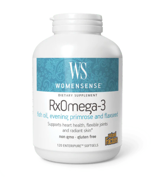 RxOmega-3 Fish Oil, Evening Primrose, and Flaxseed WomenSense®
