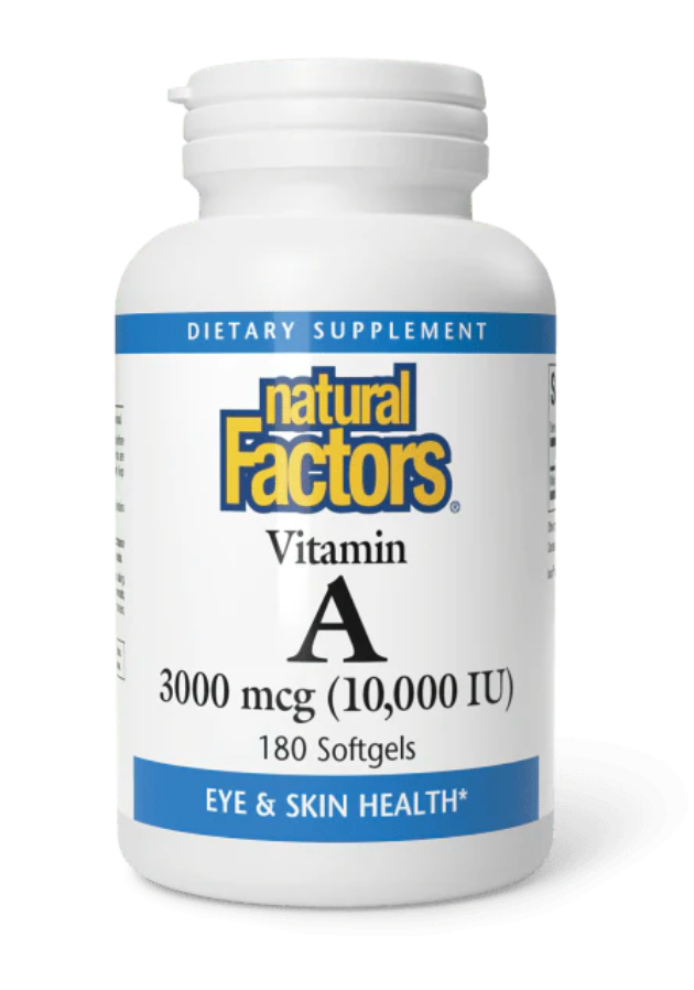 Vitamin A Vitamin A 3000 mcg (10,000 IU) Softgels
