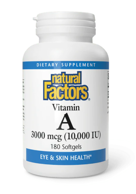 Vitamin A Vitamin A 3000 mcg (10,000 IU) Softgels