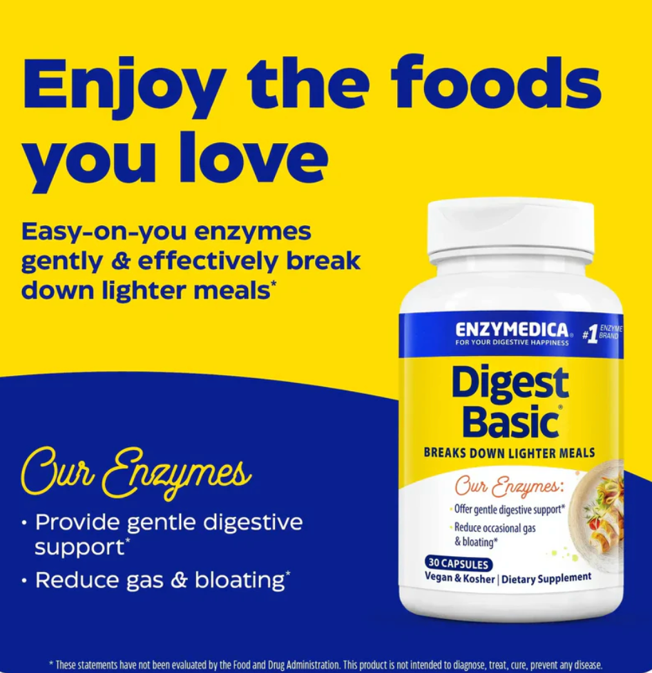 Digest Basic® | Digestive Enzymes 90 Capsules