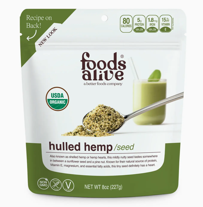 Hulled Hemp Seeds - Organic
