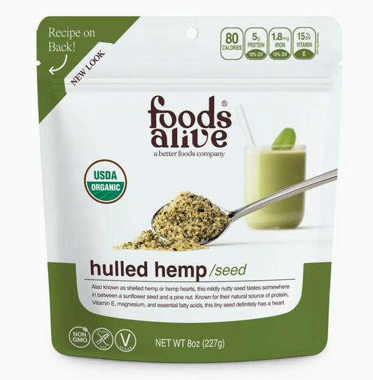 Hulled Hemp Seeds - Organic