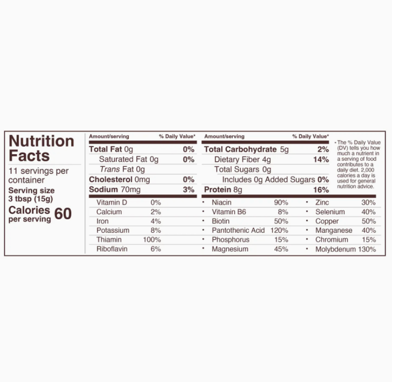 Nacho Cheesy Goodness / Nutritional Yeast Shaker - Non-Gmo