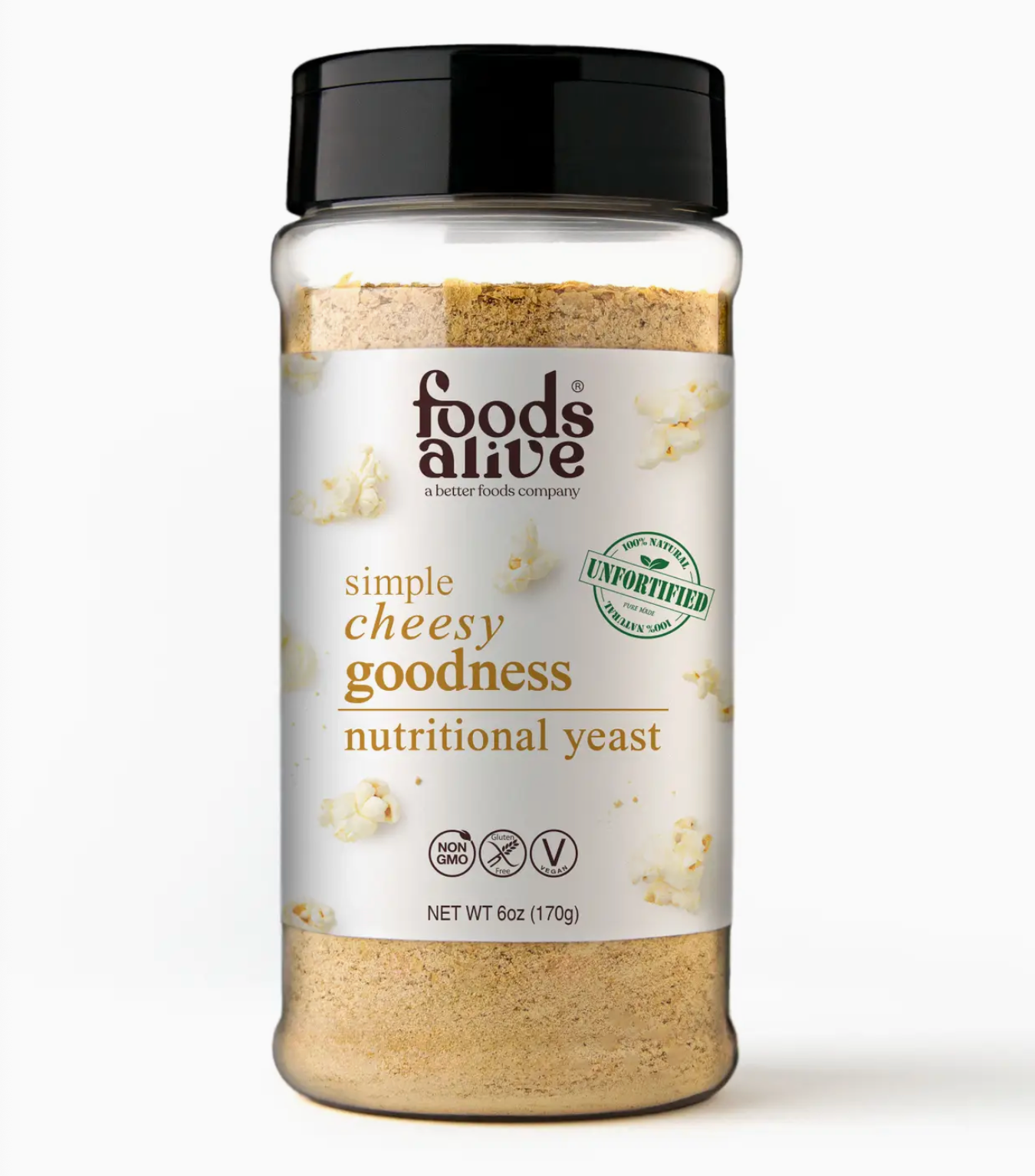 Simple Cheesy Goodness / Nutritional Yeast Shaker - Non-Gmo