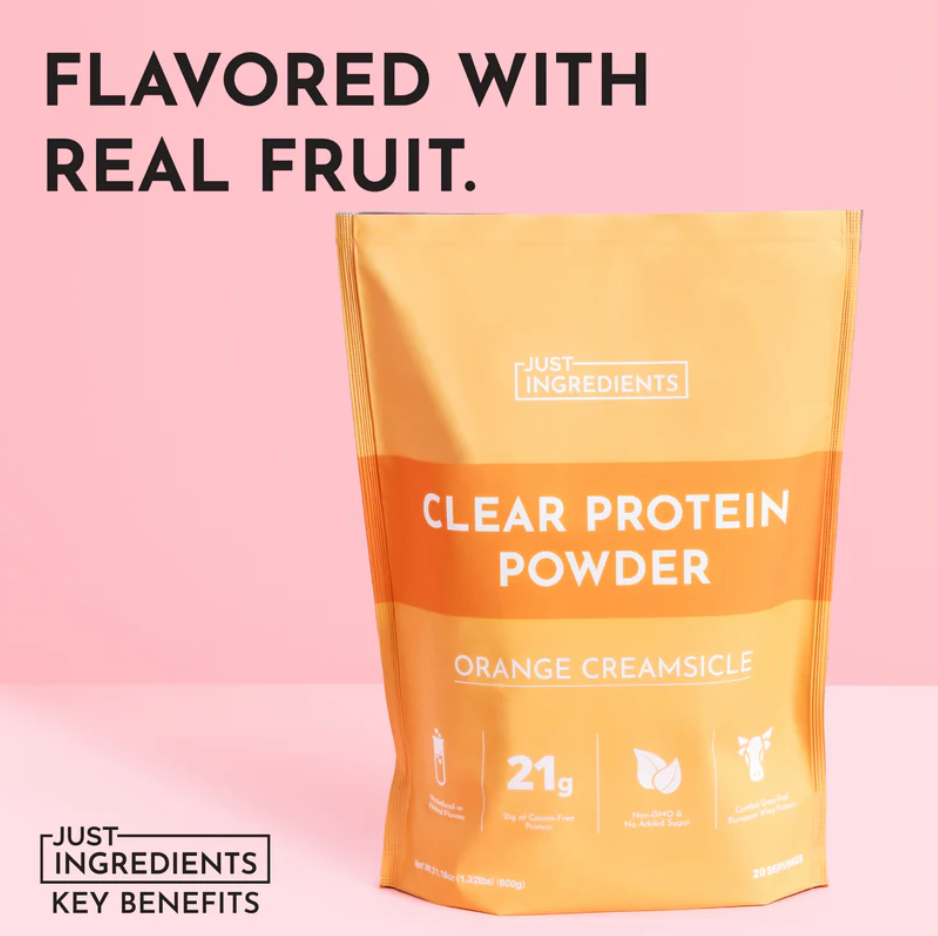 Orange Creamsicle Clear Protein Powder - 20 serving bag