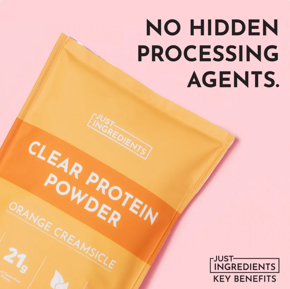 Orange Creamsicle Clear Protein Powder - 20 serving bag