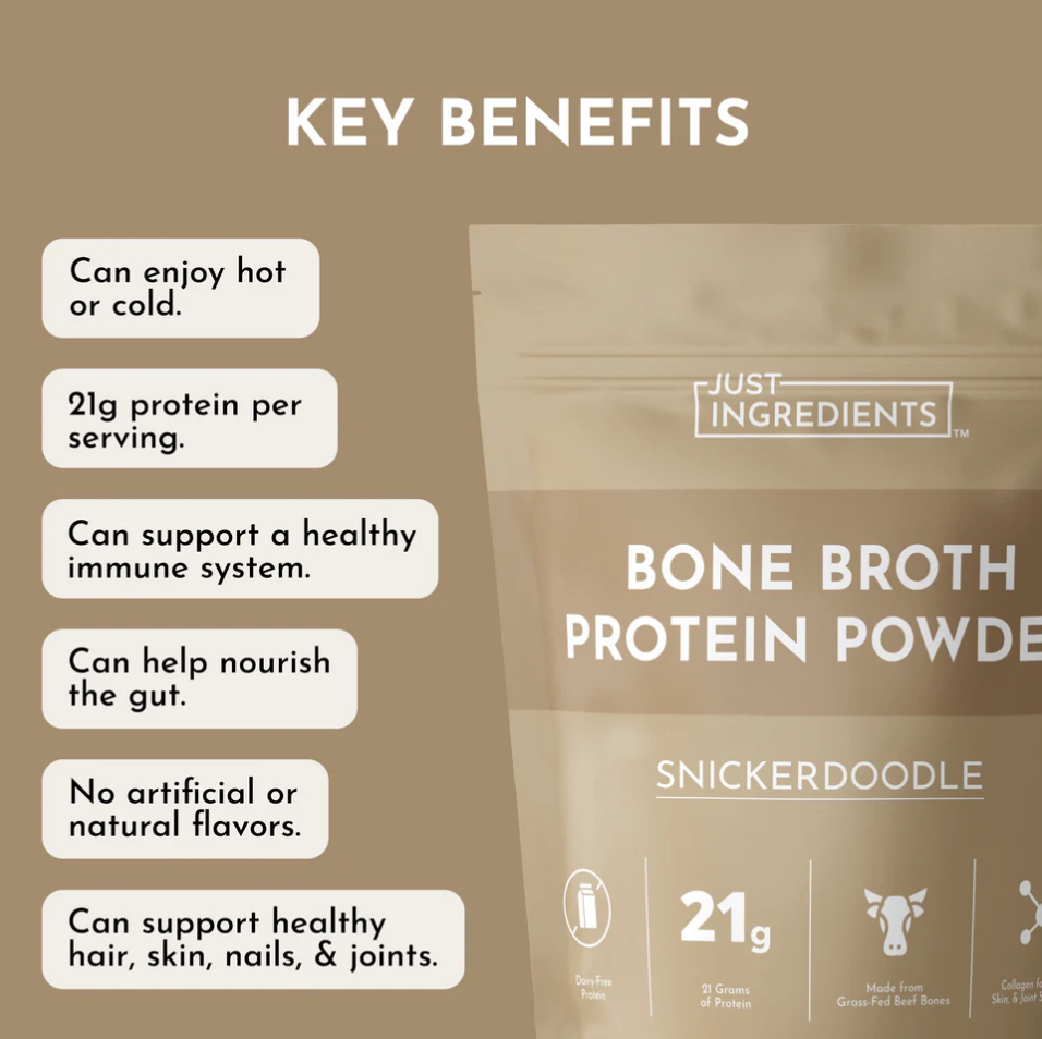 Snickerdoodle | Bone Broth | Protein Powder 22g