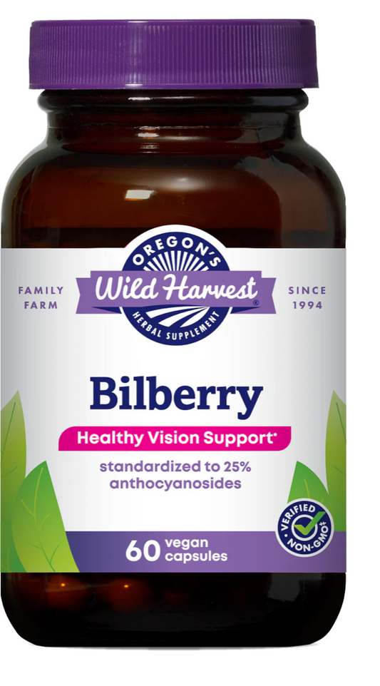 Bilberry Eyebright, Organic 60 Capsules