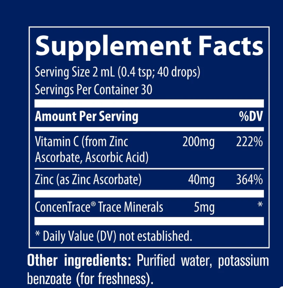 Ionic Zinc + Vitamin C