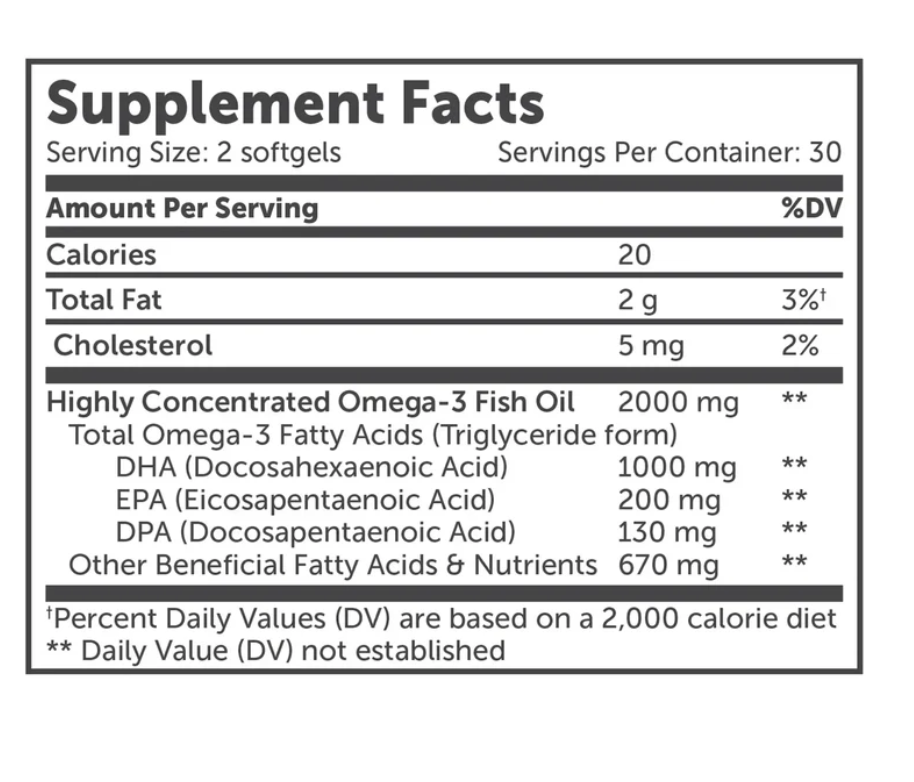 Aqua Biome Maximum Strength Omega 3