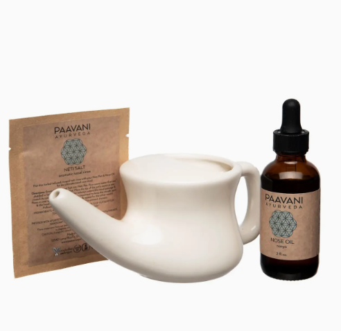 Nasal Care Ritual | Ayurvedic Neti & Nasya Kit For Sinus Health