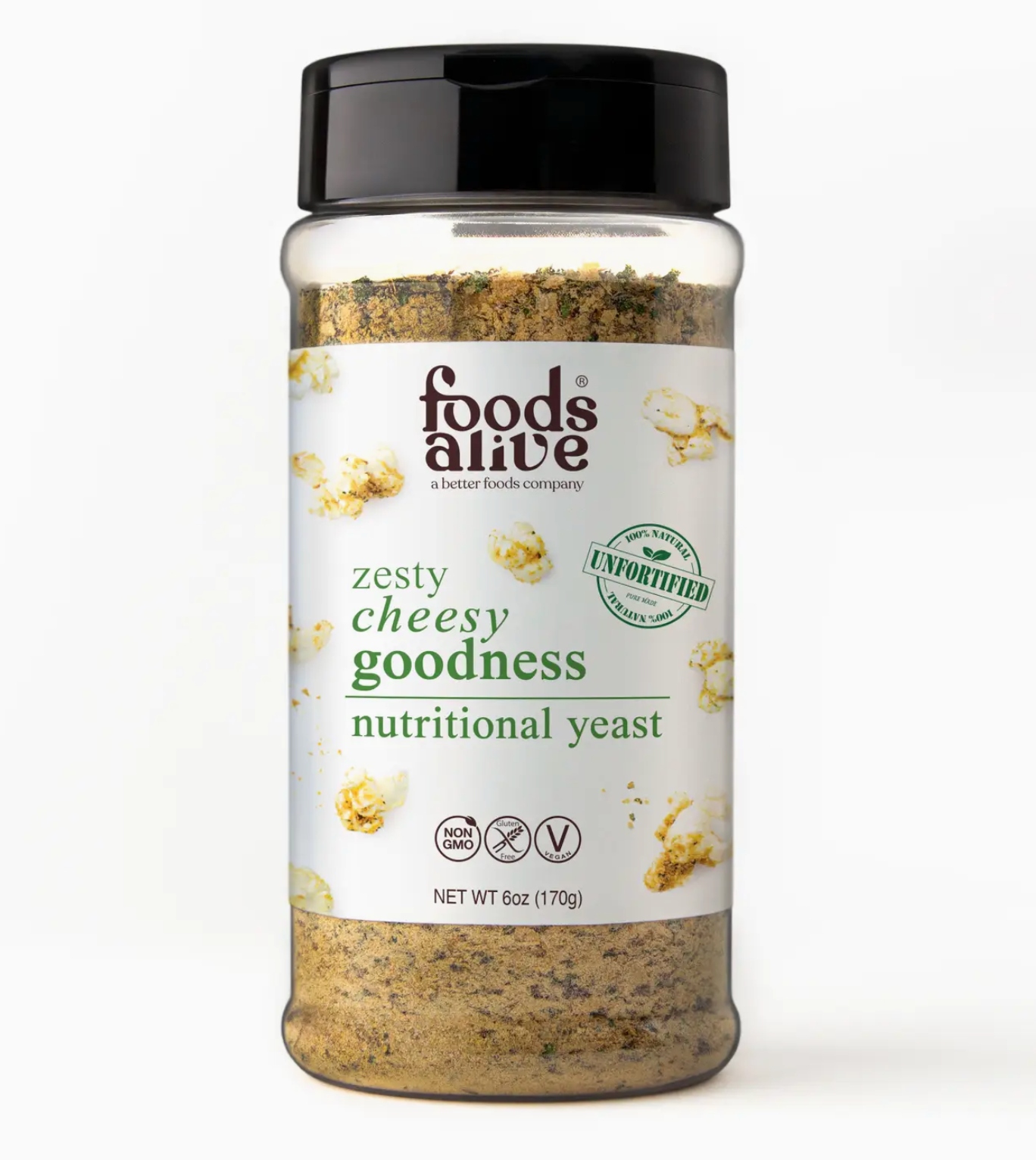 Zesty Cheesy Goodness / Nutritional Yeast Shaker - Non-Gmo