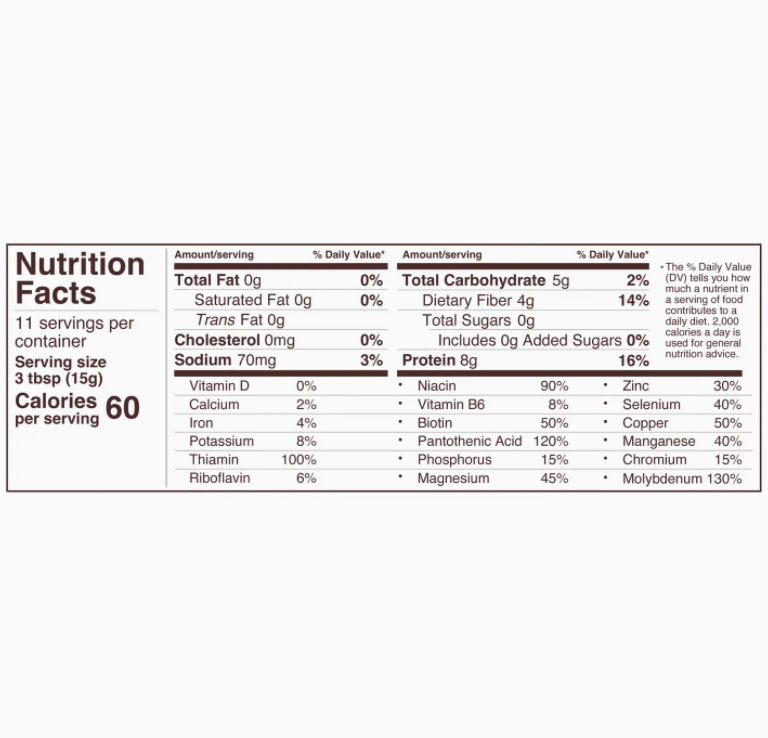 Zesty Cheesy Goodness / Nutritional Yeast Shaker - Non-Gmo