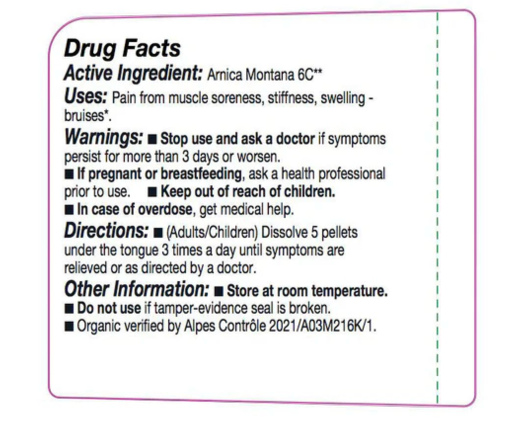 Arnica Montana 6c Local & Recent Symptoms