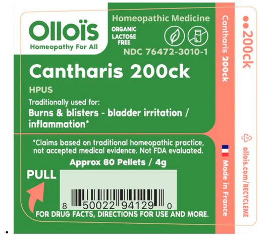 Cantharis 200ck | Burns & blisters - Bladder Irritation/Inflammation.