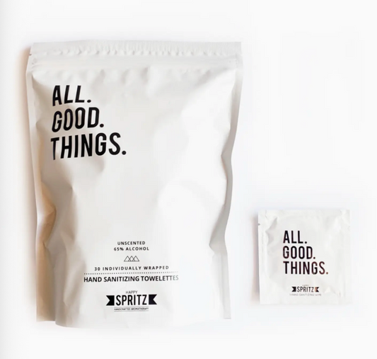 All Good Things Hand Sanitizing Towelettes - 30 Count Bag
