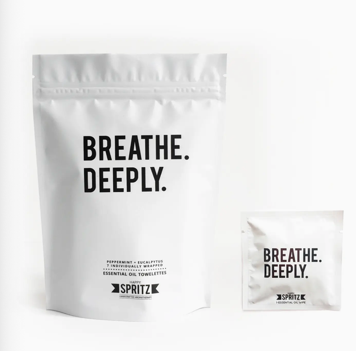 Breathe Deeply Towelettes 7 Day Bag