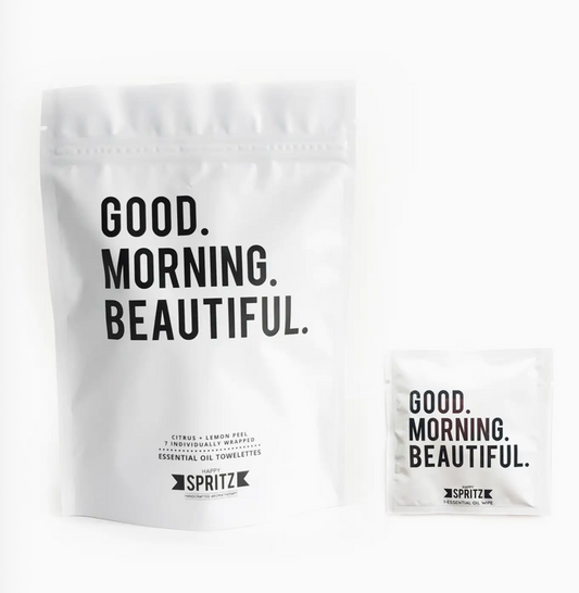 Good Morning Beautiful Towelette 7 Day Bag
