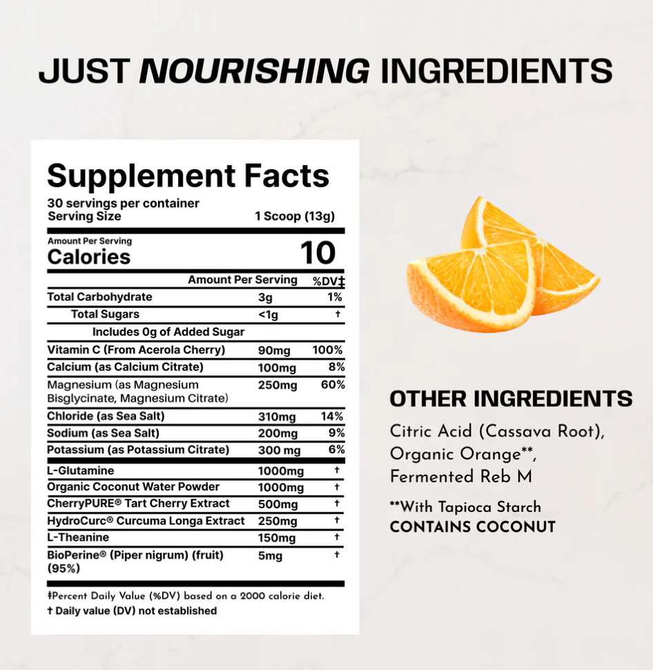 Orange Recovery Powder