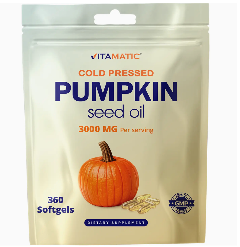 Pumpkin Seed Oil 3000 Mg Per Serving, 360 Softgels