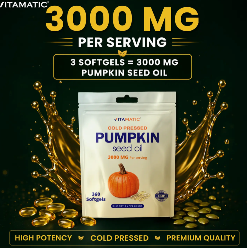 Pumpkin Seed Oil 3000 Mg Per Serving, 360 Softgels