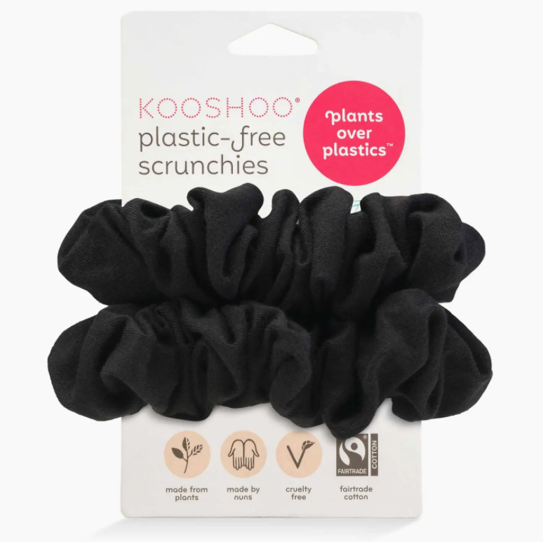 Organic Cotton Scrunchies. Plastic-Free & Hair Healthy