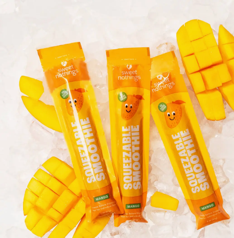 Mango Carrot Smoothie Pops – Organic Fruit Popsicle